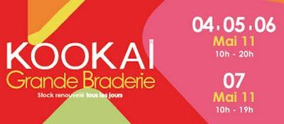 Braderie KOOKAI à Aubervilliers!!!!