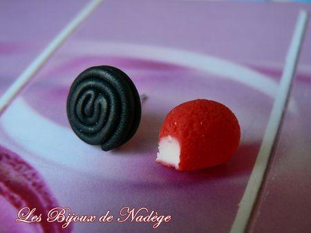 Nouvelle boucles d'oreilles puces gourmandes P1200562