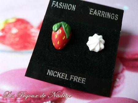 Nouvelle boucles d'oreilles puces gourmandes P1200567