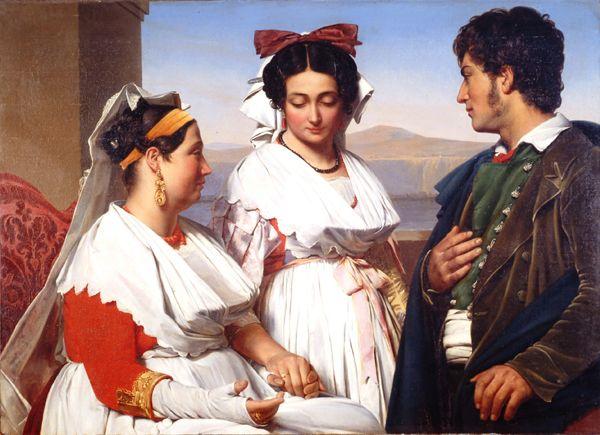 Guillaume Bodinier (1795-1872), Un peintre angevin en Italie