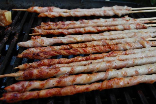 Brochettes party: brochette de lard, pour l'apéro Supertouillette