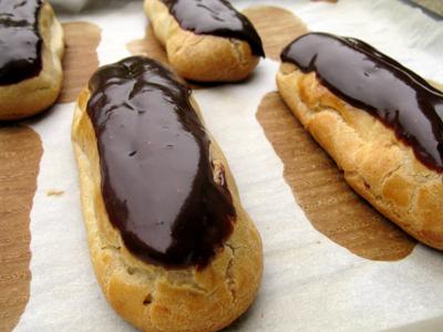 des éclairs au chocolat !!