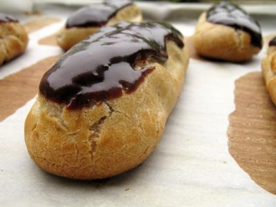 des éclairs au chocolat !!