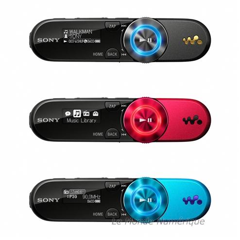 Nouveau Walkman Sony série B avec renforcement des basses