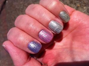 opi pirates des caraibes silver shatter au soleil I’m in love… with my silver shatter