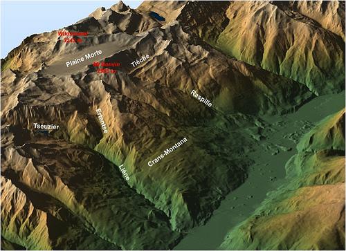 Les ressources en eau ne manquent pas: lancement du projet de gestion des eaux de la Lienne à la Raspille vue-lienne-raspille