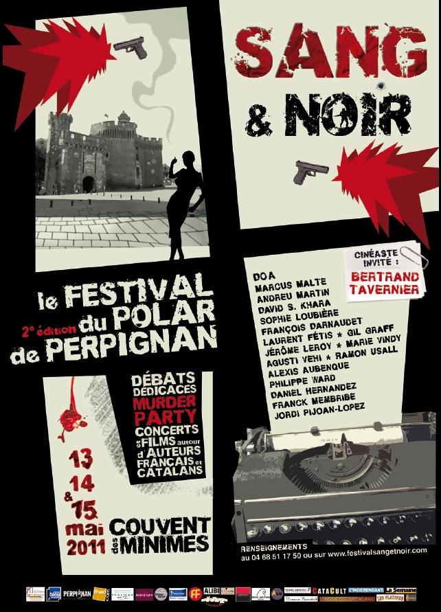 Affiche festival Sang et Noir 2011