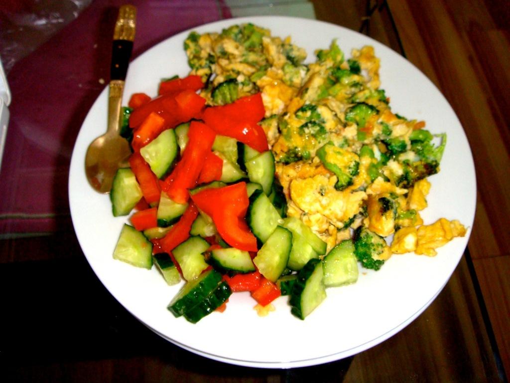 DSC02439 On mange beaucoup dehors, mais on cuisine aussi!