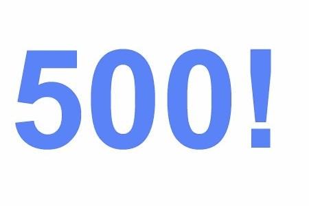 Pourquoi 500 bonnes raisons de tout vous dire ? 500.JPG