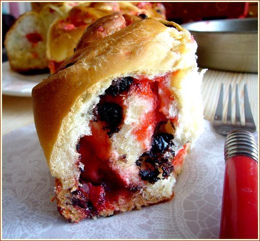 Chinois pralines roses et pépites de chocolat preseantiton_br_aux_pralines_hot_cross_buns