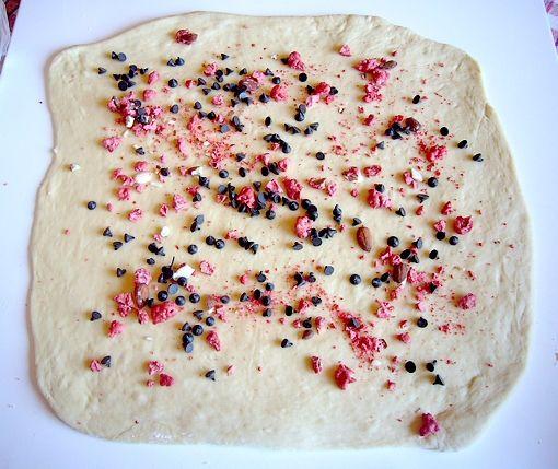 Chinois pralines roses et pépites de chocolat br1