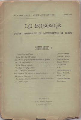 La Basoche avril 1886. Eau forte de Léon Dardenne.