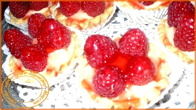 tartellettes aux framboises et la créme patissiére tartellettes aux framboises et la créme patissiére