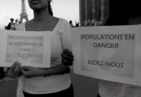 Manifestation Pacifique et Apolitique des jeunes ivoiriens à Paris 07.04.11