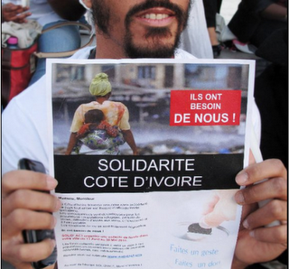 Manifestation Pacifique et Apolitique des jeunes ivoiriens à Paris 07.04.11