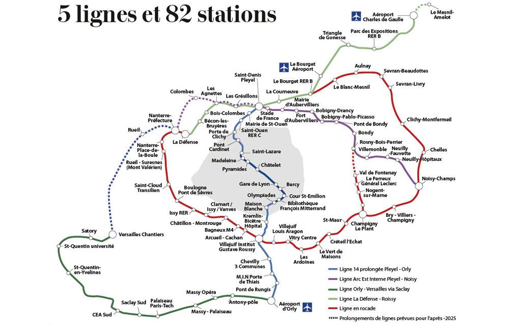 Un tracé définitif pour le Grand Paris Express ? © Le JDD 