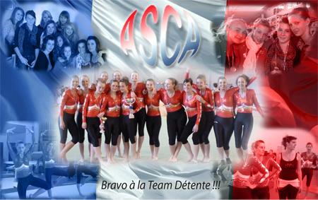 Calais 2011 : L’ASCA Triple Vice Championne de France de Teamgym !!!