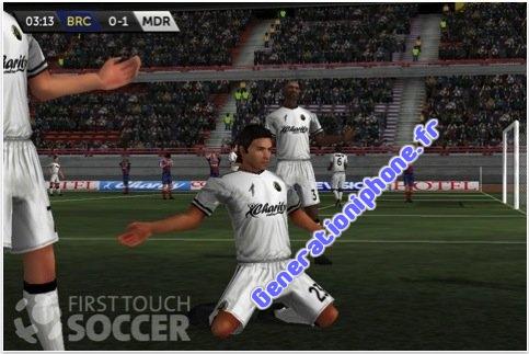 Le jeu First Touch Soccer sur iPhone screen capture 110 Le jeu First Touch Soccer sur iPhone