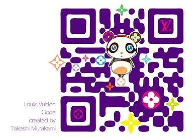 QR_code_louis_vuitton_takeshi_murakami Le QR Code le vent en poupe?