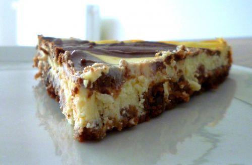 Cheesecake marbré Vanille-Chocolat