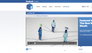 facebook-studio Facebook : Vers une nouvelle relation avec les marketers.