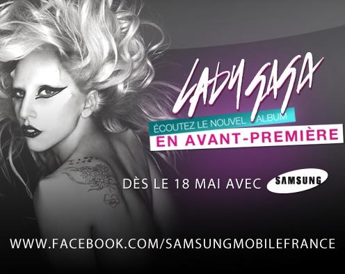 samsung gaga Lady Gaga chez Samsung