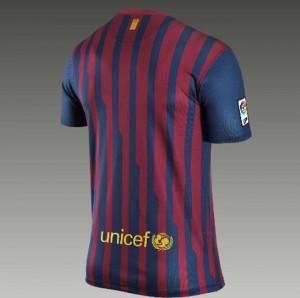 Nouveau maillot domicile du FC Barcelone 2011/2012