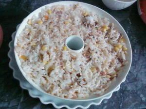 Salade de riz panachée aux poivrons