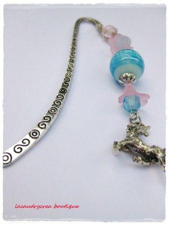 Mes bijoux du week end signet_rose_et_bleu_licorne_2