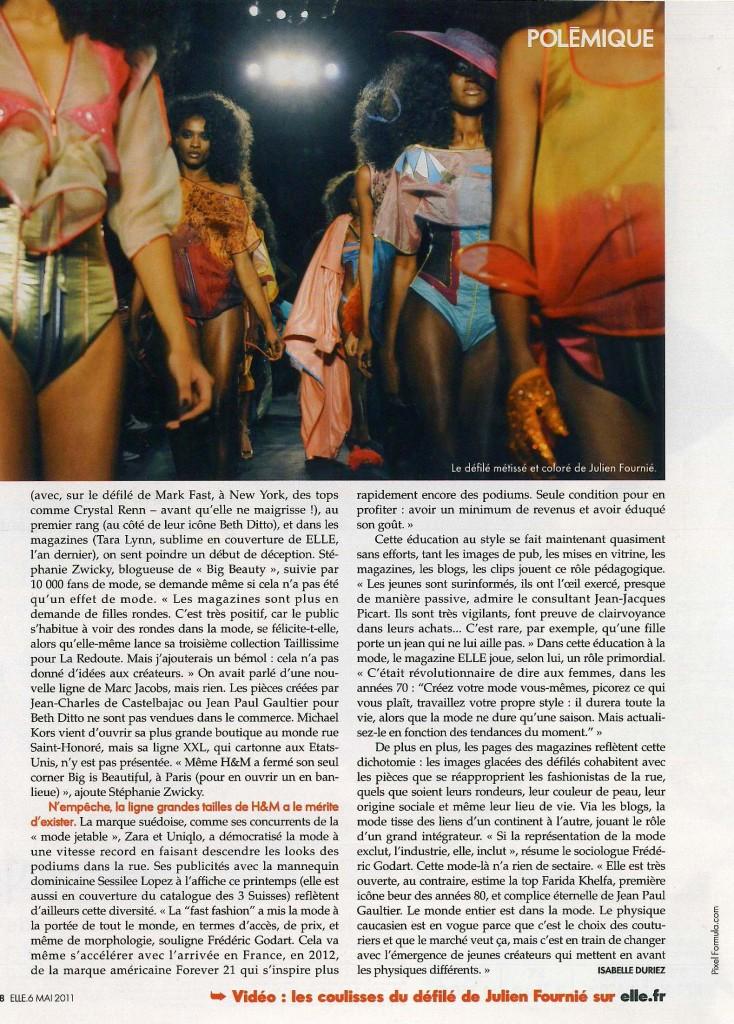 « La Mode est-elle faite pour tout le monde ? » par le magazine ELLE.