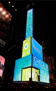 foursquare_times_square Et si Foursquare modifiait la perception de nos boutiques?