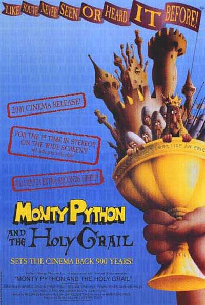 Affiche de 'Monty Python, Sacré Graal'