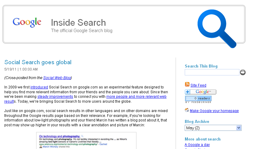 blog google recherche
