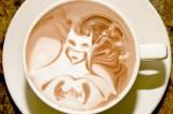 batman 160x105 Latte Art très geek