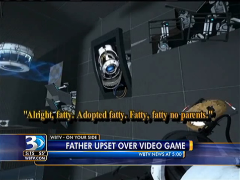 Image 2 Portal 2 fait scandale dans une famille américaine
