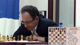 Echecs à Kazan : l'Israélien Boris Gelfand (2733) lors de la partie n°1