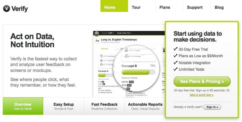 verify Verify : que pensent les internautes de votre site, logo, maquette… ?