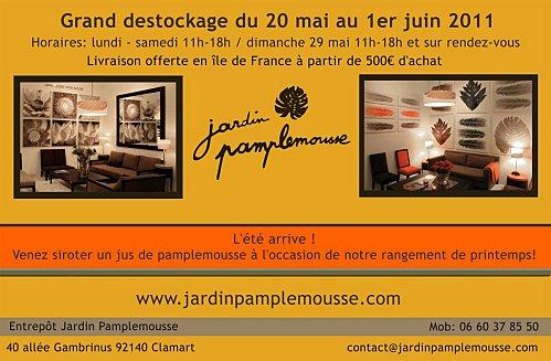 Jardin Pamplemousse - Destockage
