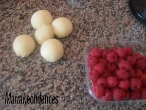 ** Brioche moelleuse fourrĂŠe aux framboises ** boules