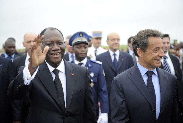 Ouattara investi, Sarko en guest star