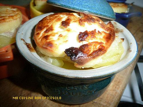 mini-cocottes de charlottes chavignol au sancerre saveur safran MINI COCOTTES