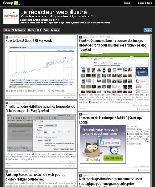 Choisir ses outils de curation web