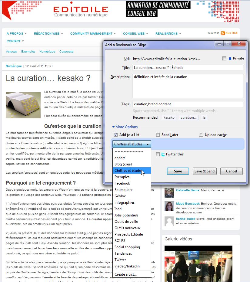 Choisir ses outils de curation web
