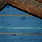 fr-vap Une membrane de frein vapeur posee sur un mur en ossature bois