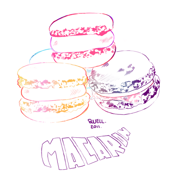 MACARON, MACARON ! Owi owi ! *0*Haha. <3‎[ Photoshop &...