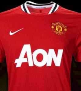 Nouveau maillot domicile de Manchester United 2011/2012