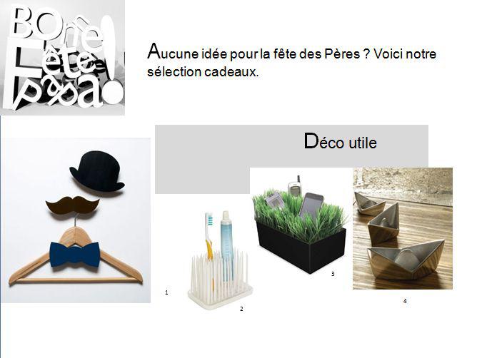 La Fête des Pères, c'est pour bientôt ! : sélection de cadeaux déco et originaux