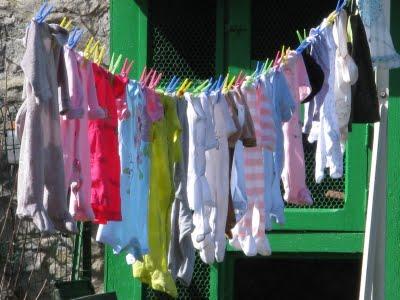 Les premières cordes à linge (Z) Les premières cordes à linge (Z)