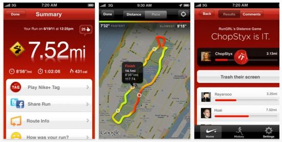 Nike-02 L’application iPhone Nike+ GPS gratuite ce jour