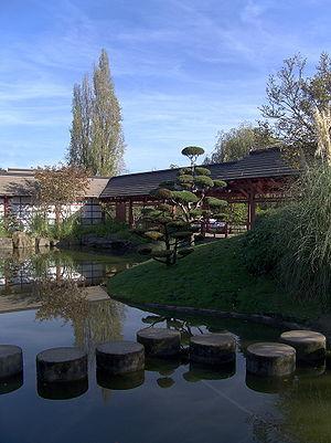 Japanese garden in the Versailles island in Na... Japanese garden in the Versailles island in Na...